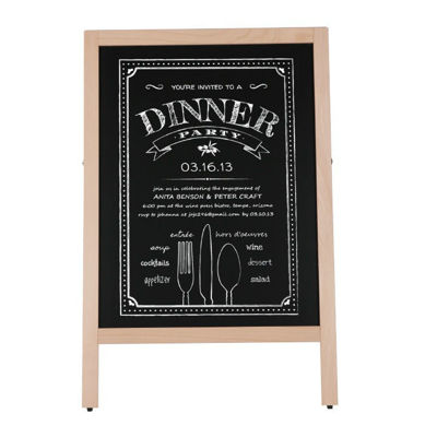 Slika M&T Displays leseno A stojalo 
