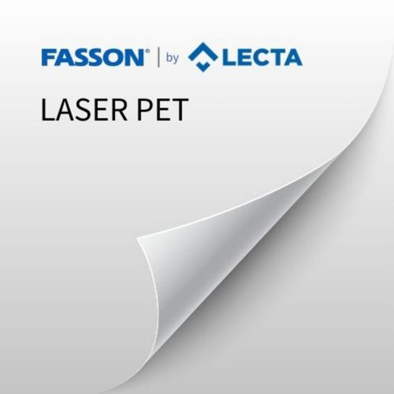 FASSON Laser PET Trans. Gloss PERM. - Plain 32x45 (FPT71P001) 1/100 DRY TONER